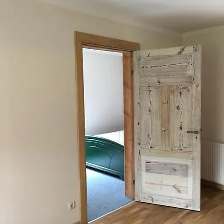 Apartment Dzivoklis Koka Maja Ar Darzu, Netalu No Upes Un Meza